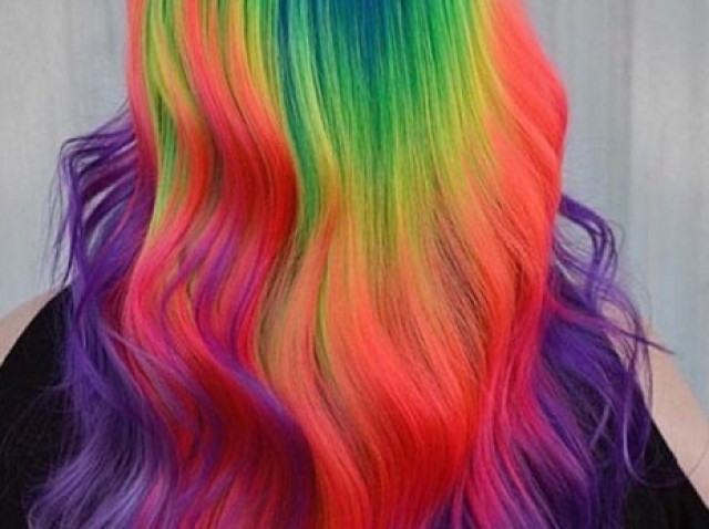 Cabelo arco-íris