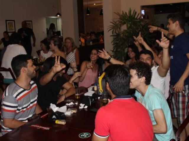 Bar com os amigos