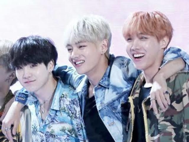 Jhope,Tae e Suga