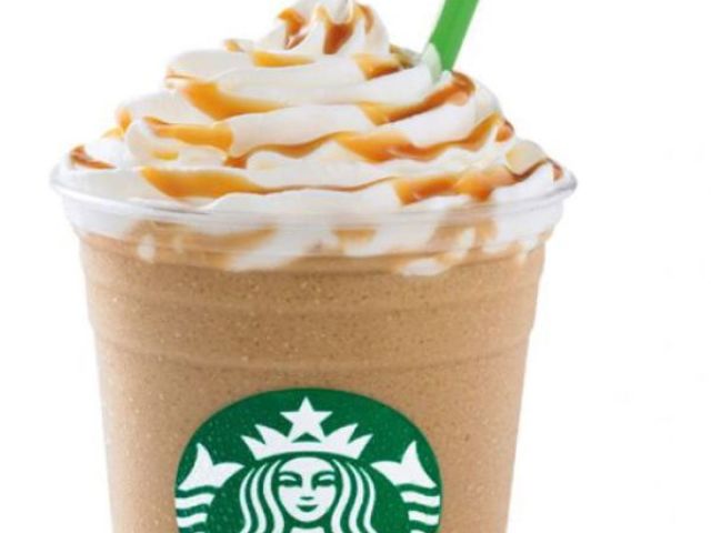 Frapuccino de caramelo pra mim e doce de leite pra vc