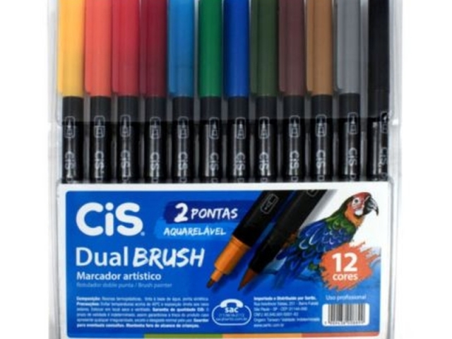 Cis dual brush