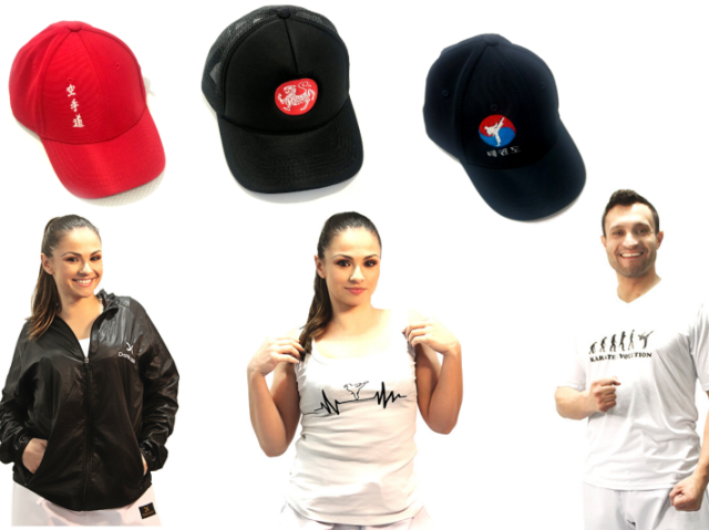 Boné/ Camiseta/ Jaqueta Corta-Vento