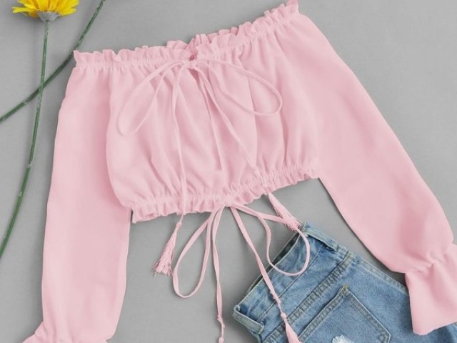 Blusa e short jeans