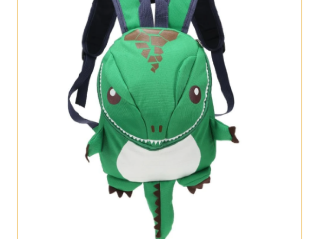 Mochila de dinossauro!