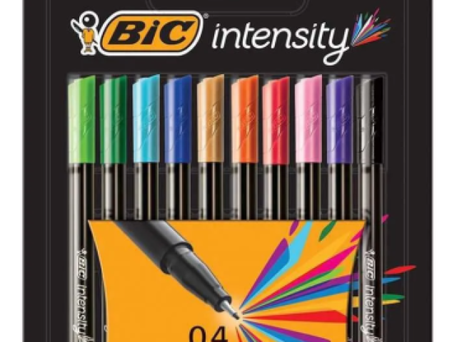 Caneta colorida da Bic!