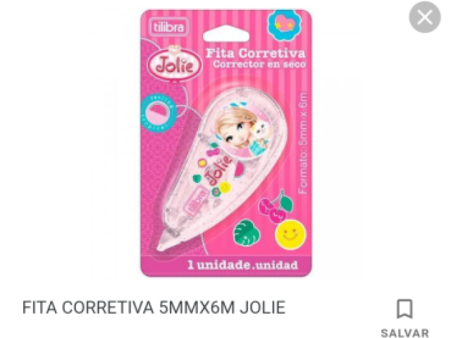 Corretivo em fita da Jolie!