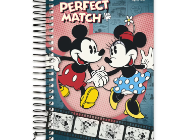 Caderno do Mickey e da Minnie!