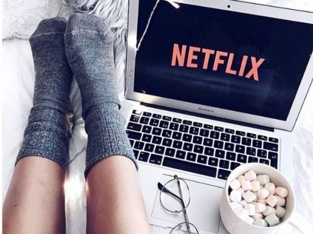 Netflix na cama