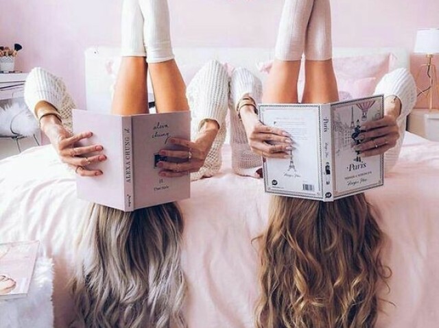 Com as amigas