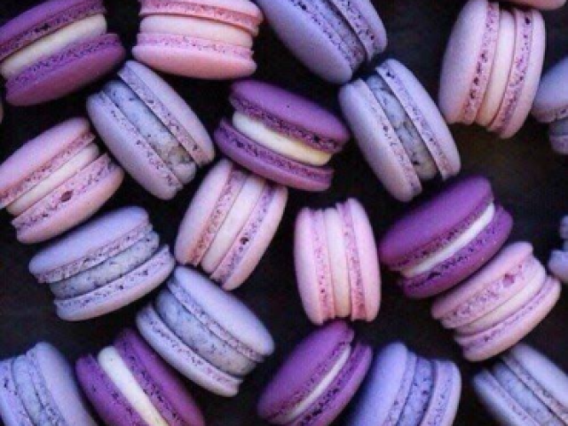 Macarons roxo!