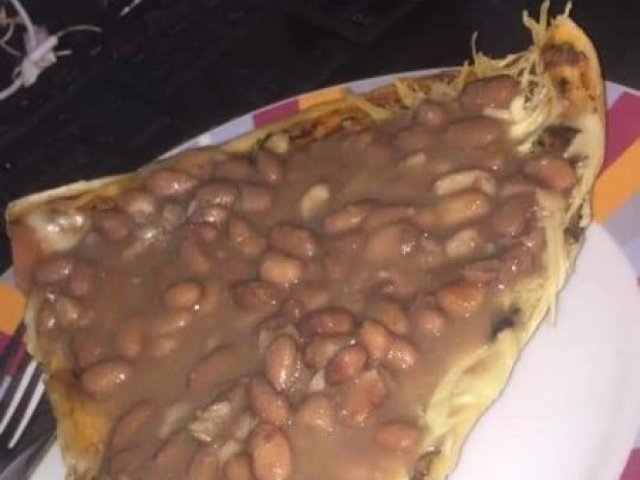 Pizza de feijão