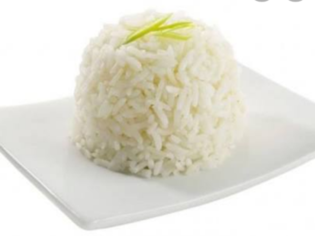 Arroz branco!