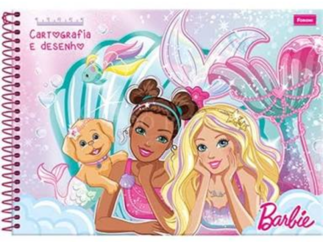 Caderno da barbie sereia