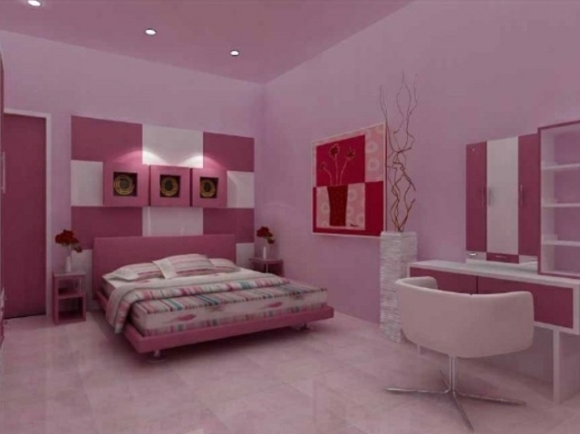 Esse quarto e para que ama rosa ou pink !!!