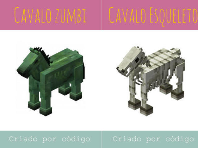 Cavalo zumbi/esqueleto