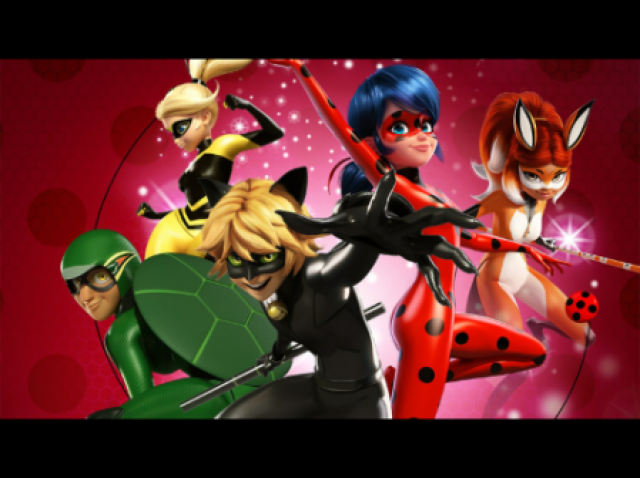 Rena Houge, carapace, ladybug, cat noir e Queen Bee