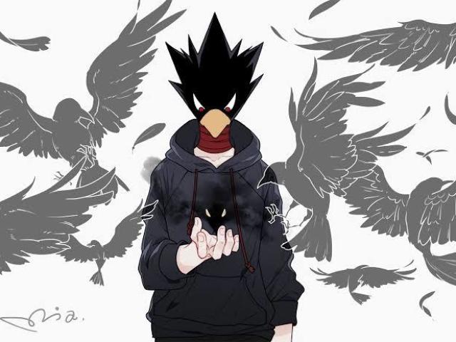 *Tokoyami*
Estavam todos em duplas então você procura alguém sozinho e acha. O tokoyami você vai até ele e os dois ficam lá sem trocar uma palavra