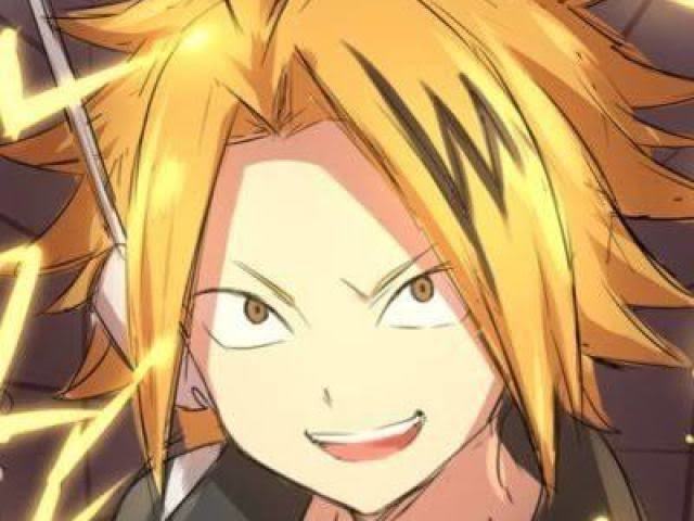 *Kaminari*
Você estava vendo todo mundo fazendo duplas até que um garoto vem até você é fala
Kaminari:Gostaria de fazer uma dupla comigo SN???
Você aceita