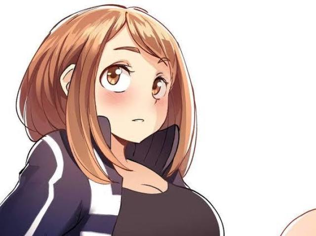 *Uraraka* hoje você estava tão cansada que nem queria saber de macho estava procurando por uma menina sem dupla é assim se fez você achou Uraraka vocês duas fizeram uma dupla e ficaram muito amigas