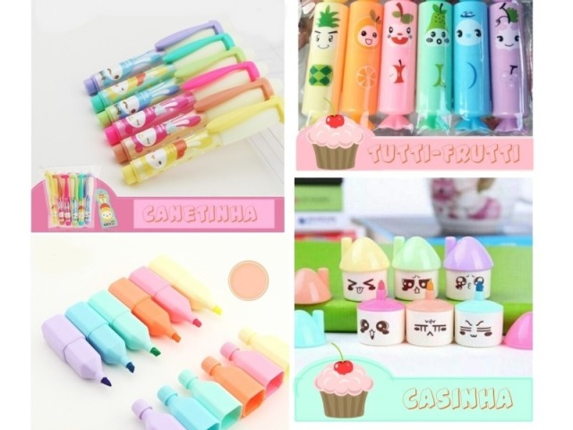 Material escolar kawaii