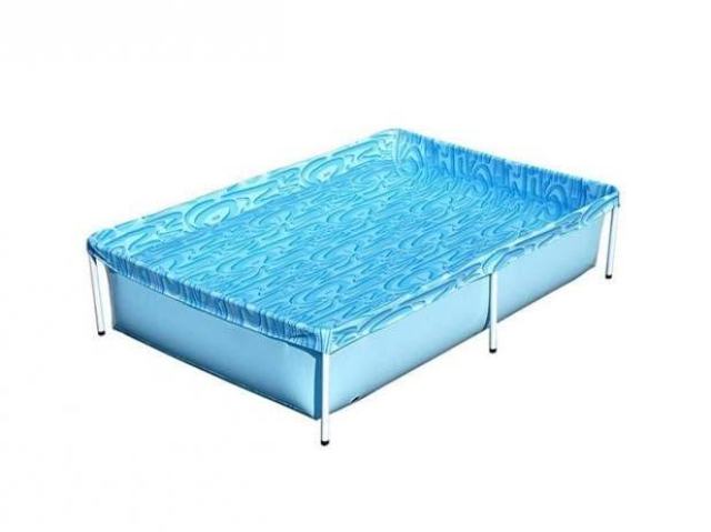 Piscina que alegraria qualquer criança, mas não há faixa etária para se divertir.