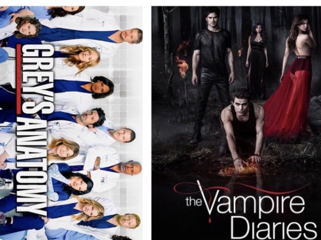 the vampire diaries, grey's anatomy