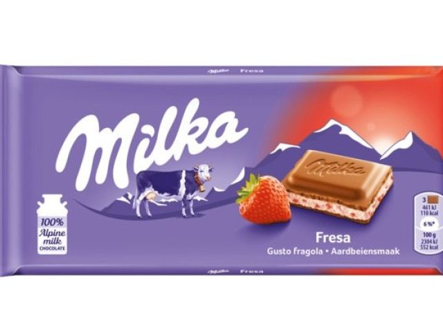 Milka de morango