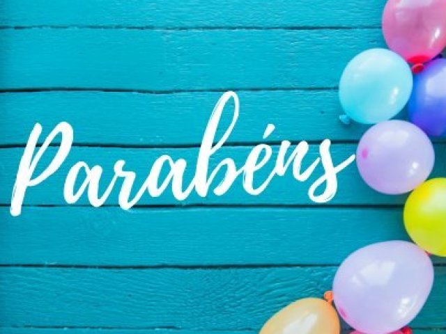 Parabéns.