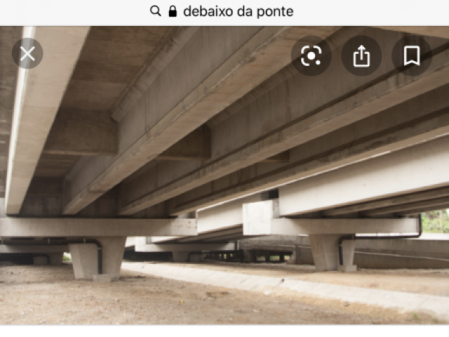 debaixo da ponte