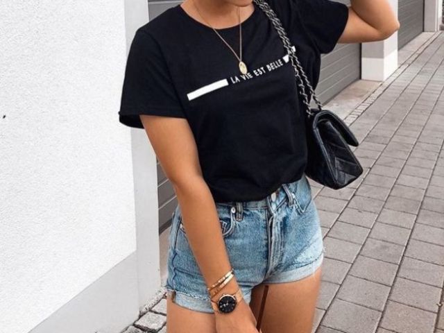 BLUSA E SHORT