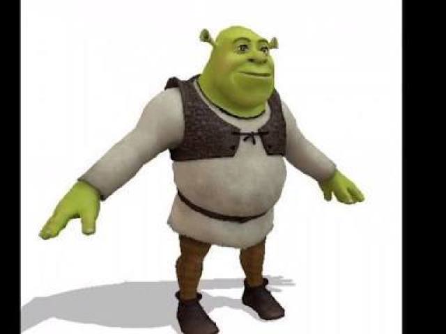 Shrek T-pose