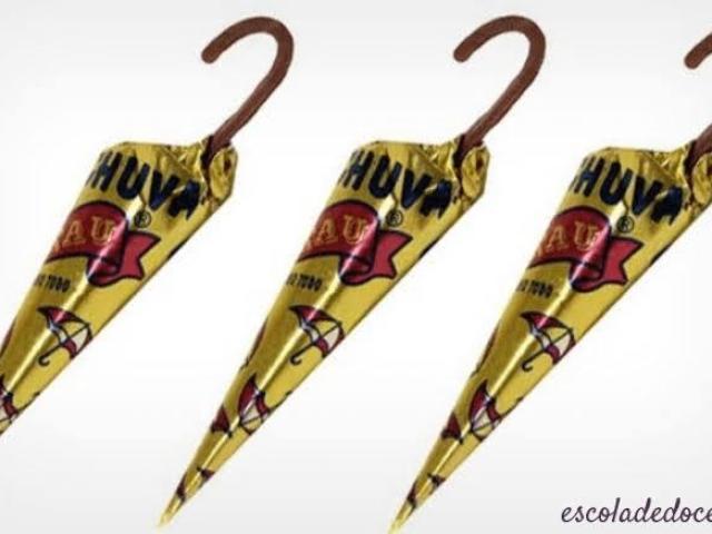 chocolate ruim de guarda chuva