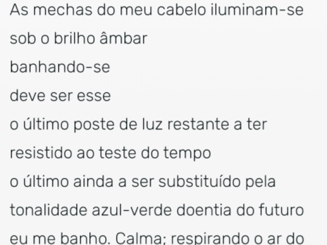 Yuri - Fantasma Sob A Luz
Continuação: Presente,mais vivendo no passado a luz cintila e eu centilo de volta.