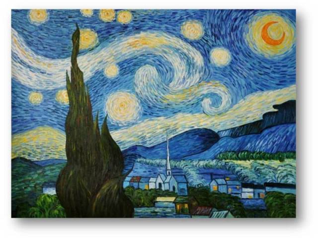 A pintura do Van Gogh é o único céu de que preciso.