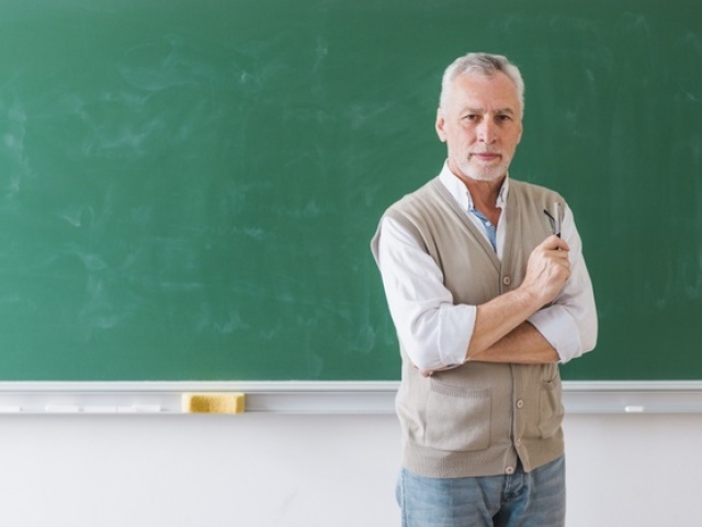 Professor aleatório da escola