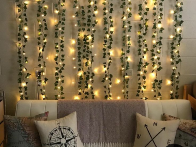 Luzes e plantas