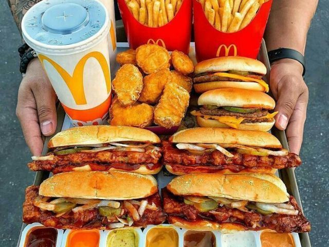 comida de fast food