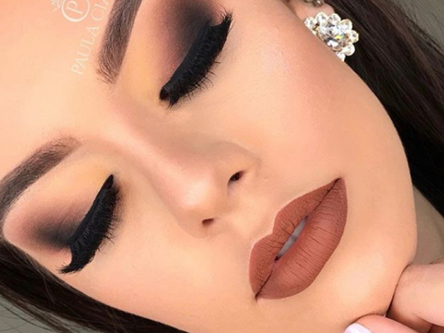 Make um pouco escura e esfumada