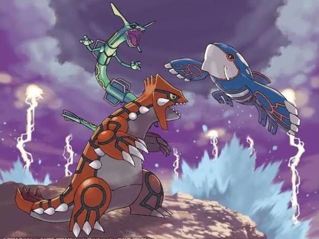 Groudon, Kyogre e Rayquaza