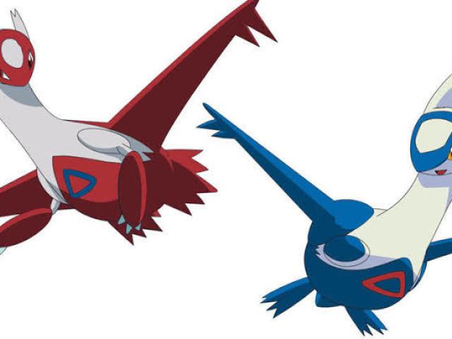 Latias e Latios.