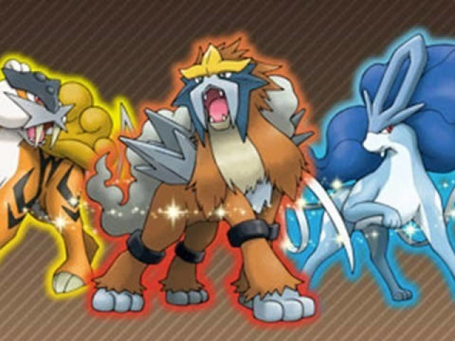 Entei, Suicune e Raikou