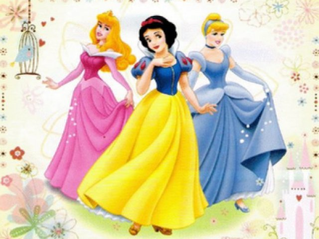 Aurora/Cinderela/Branca de neve