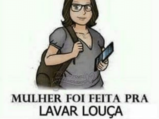 Manda lavar a porra da louça porque ta suja!!