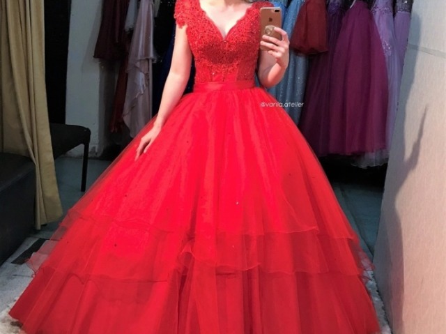 vestido vermelho