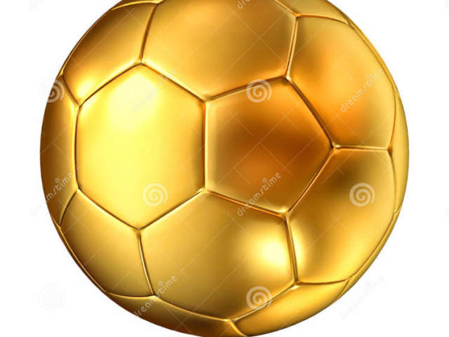 Uma bola de futebol