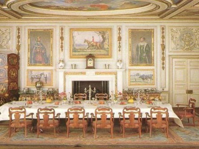 sala de jantar de realeza