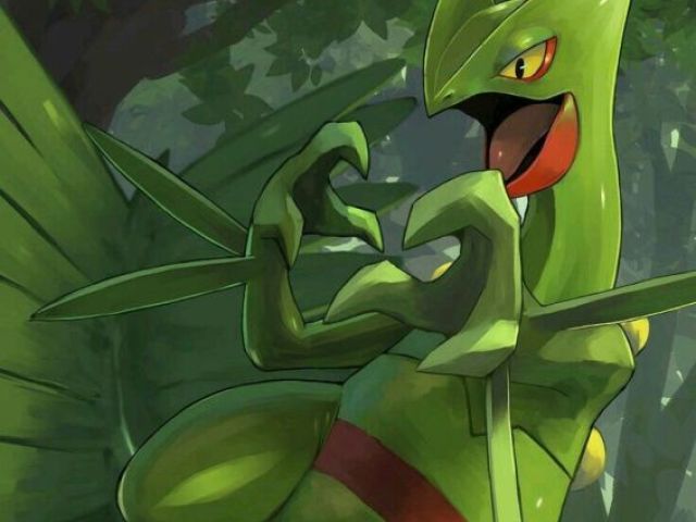 Sceptile tipo planta