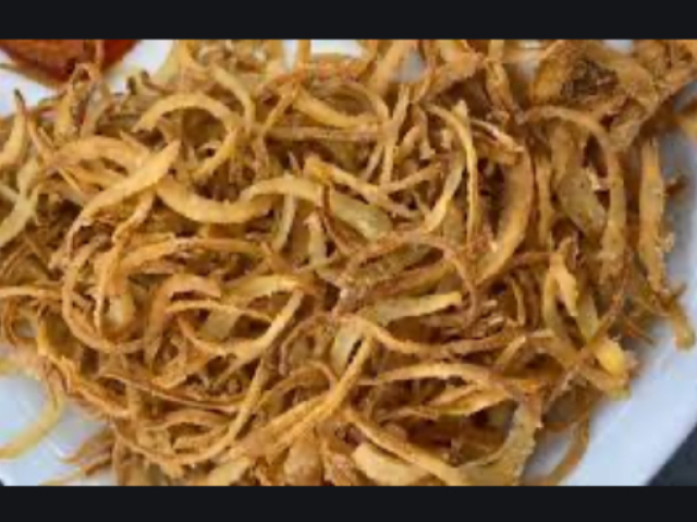 Cebola frita