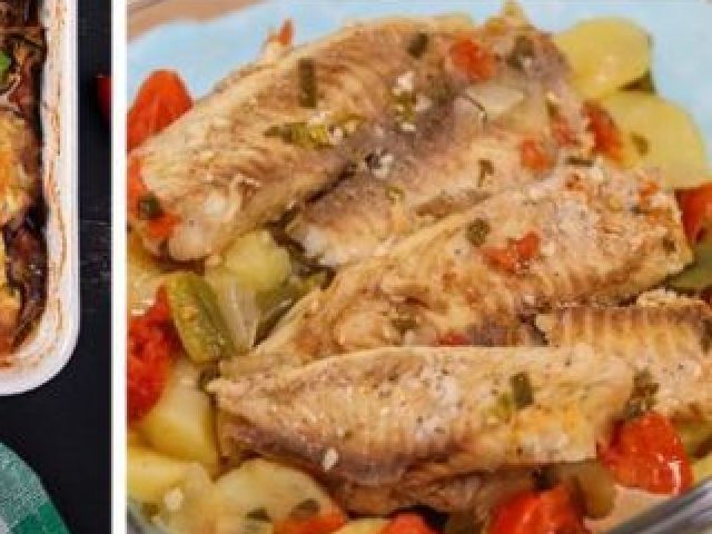 Peixe com legumes.TO COM FOMI.