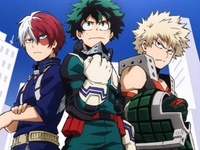 Você é mais Todoroki, Midorya ou Bakugou?
